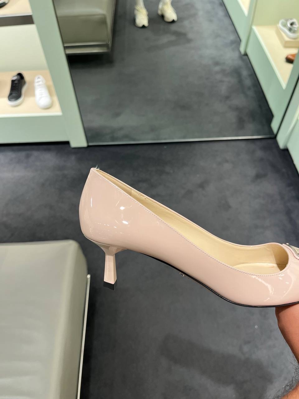 PRADA Pumps side view - Women's luxury Shoes