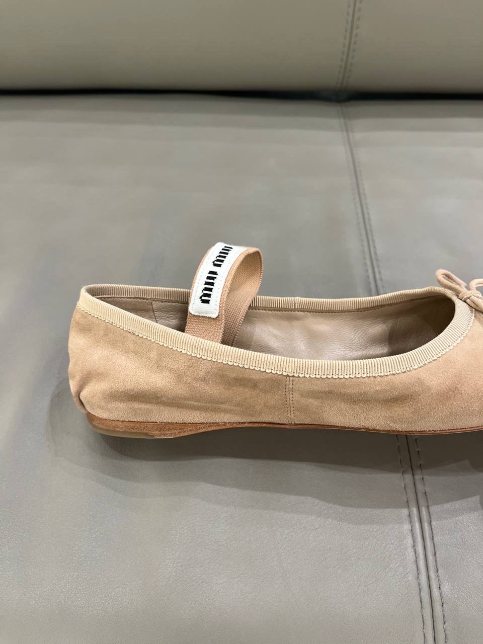 MIU MIU Ballerinas side view - Women's luxury Shoes