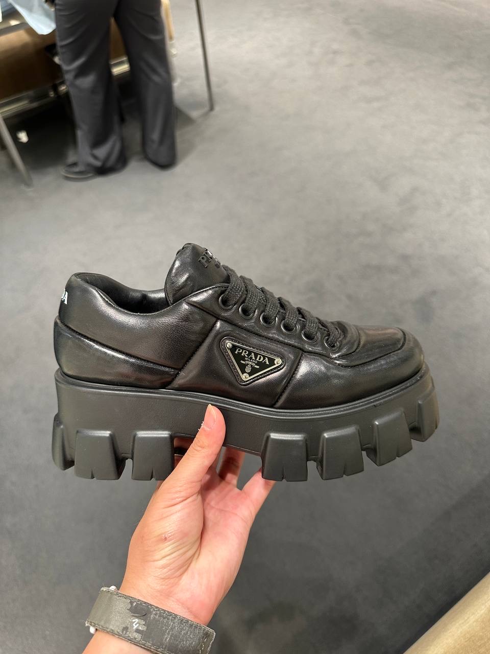 PRADA Boots front view - Women's luxury Shoes