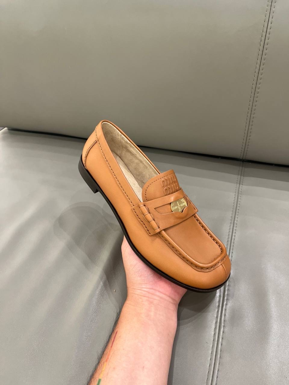 MIU MIU Moccasins front view - Women's luxury Shoes