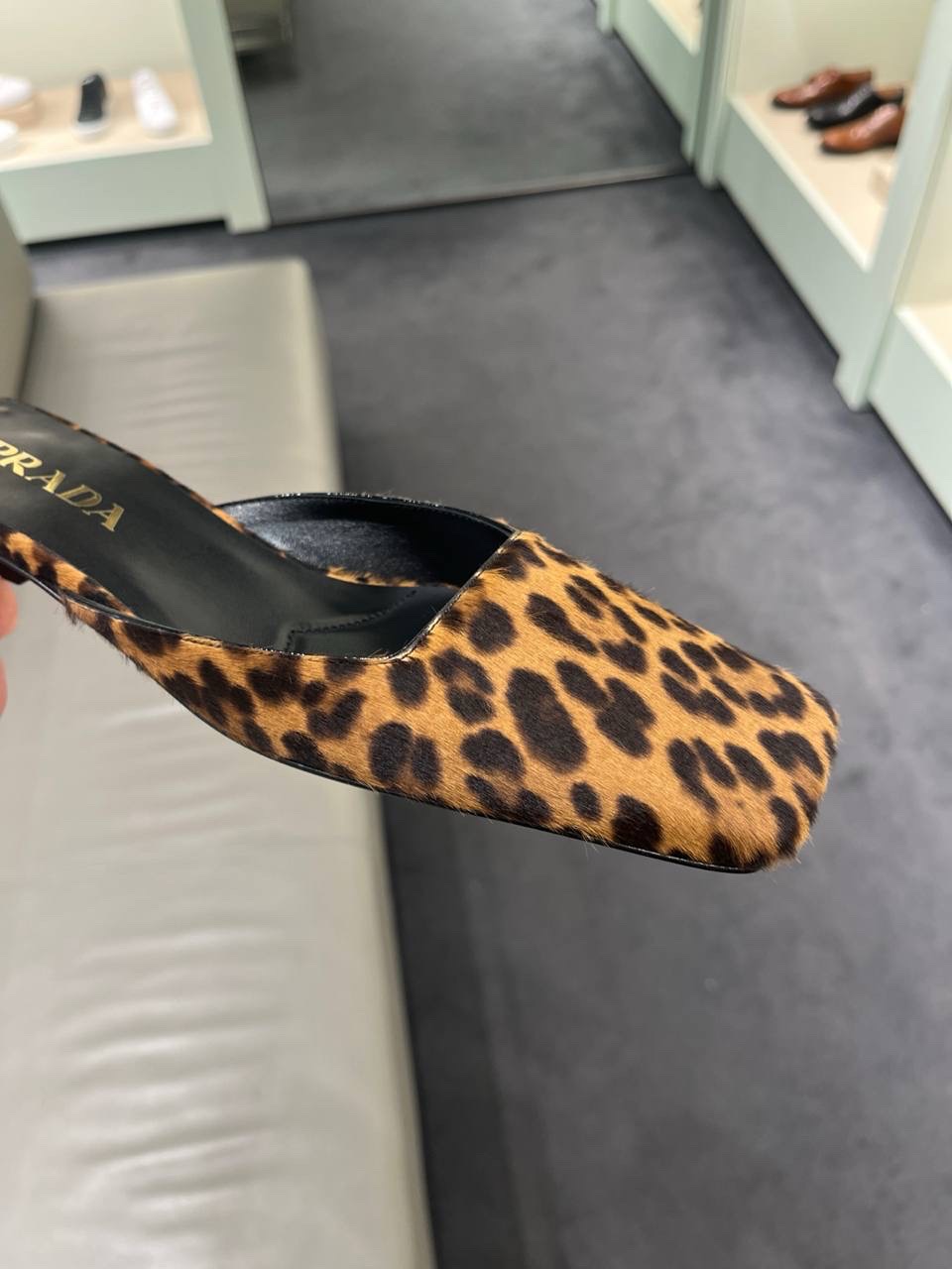 PRADA Mules side view - Women's luxury Shoes