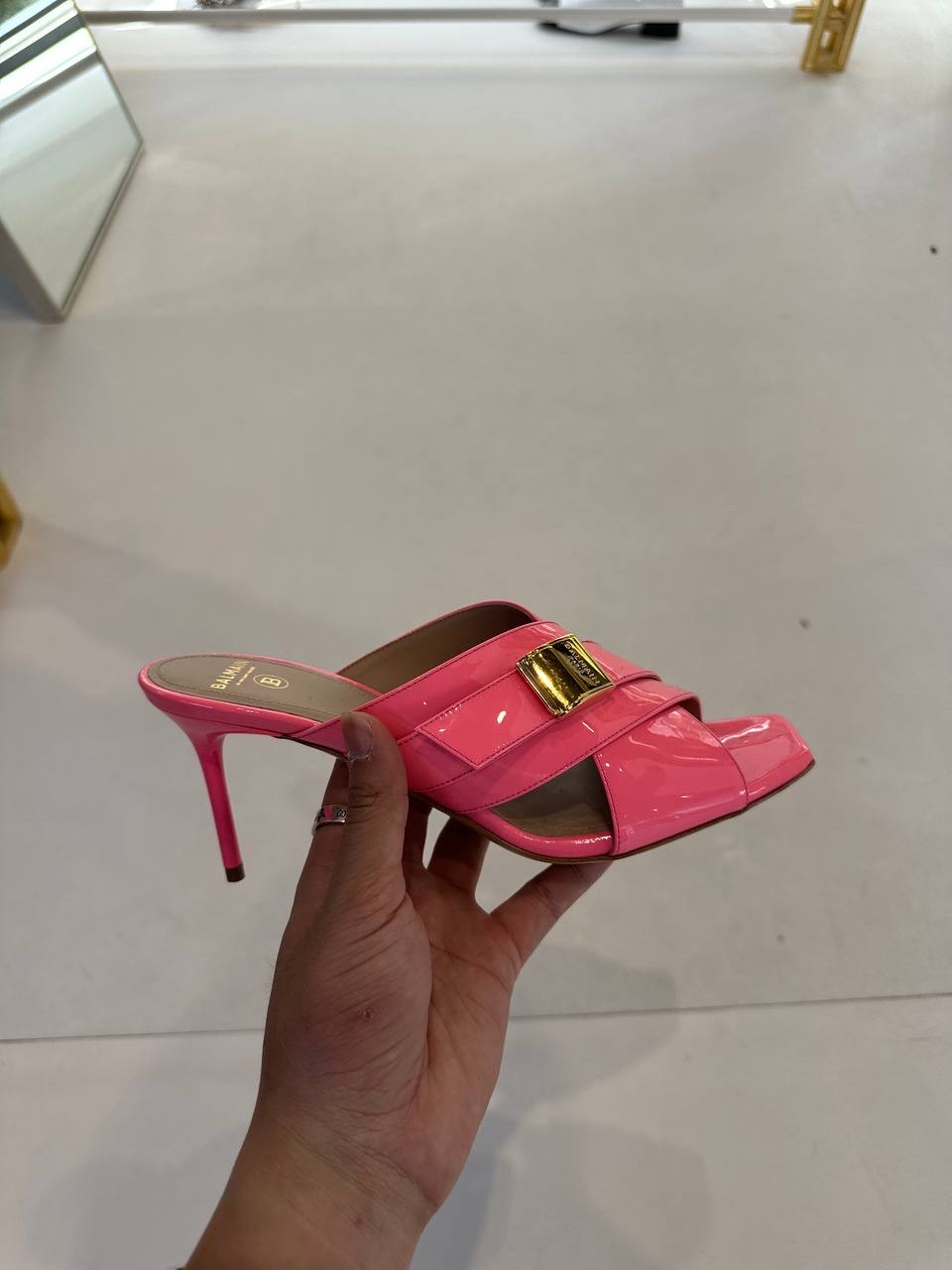 BALMAIN Sandals front view - Women's luxury Shoes