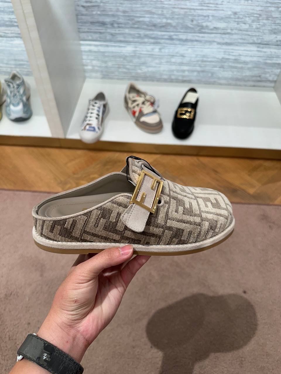 FENDI Mules front view - Women's luxury Shoes