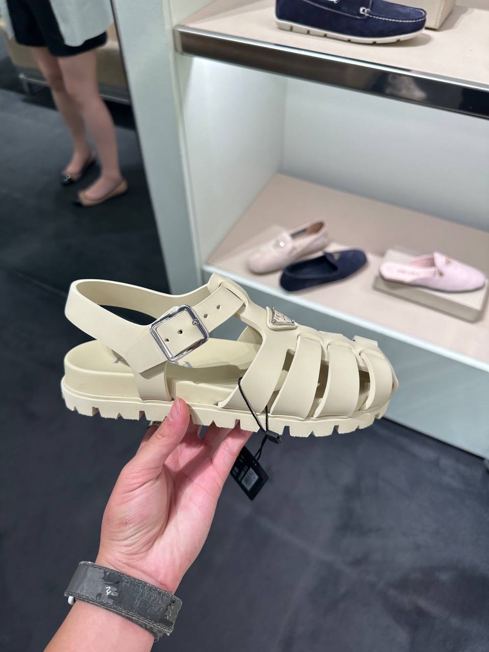 PRADA Sandals front view - Women's luxury Shoes