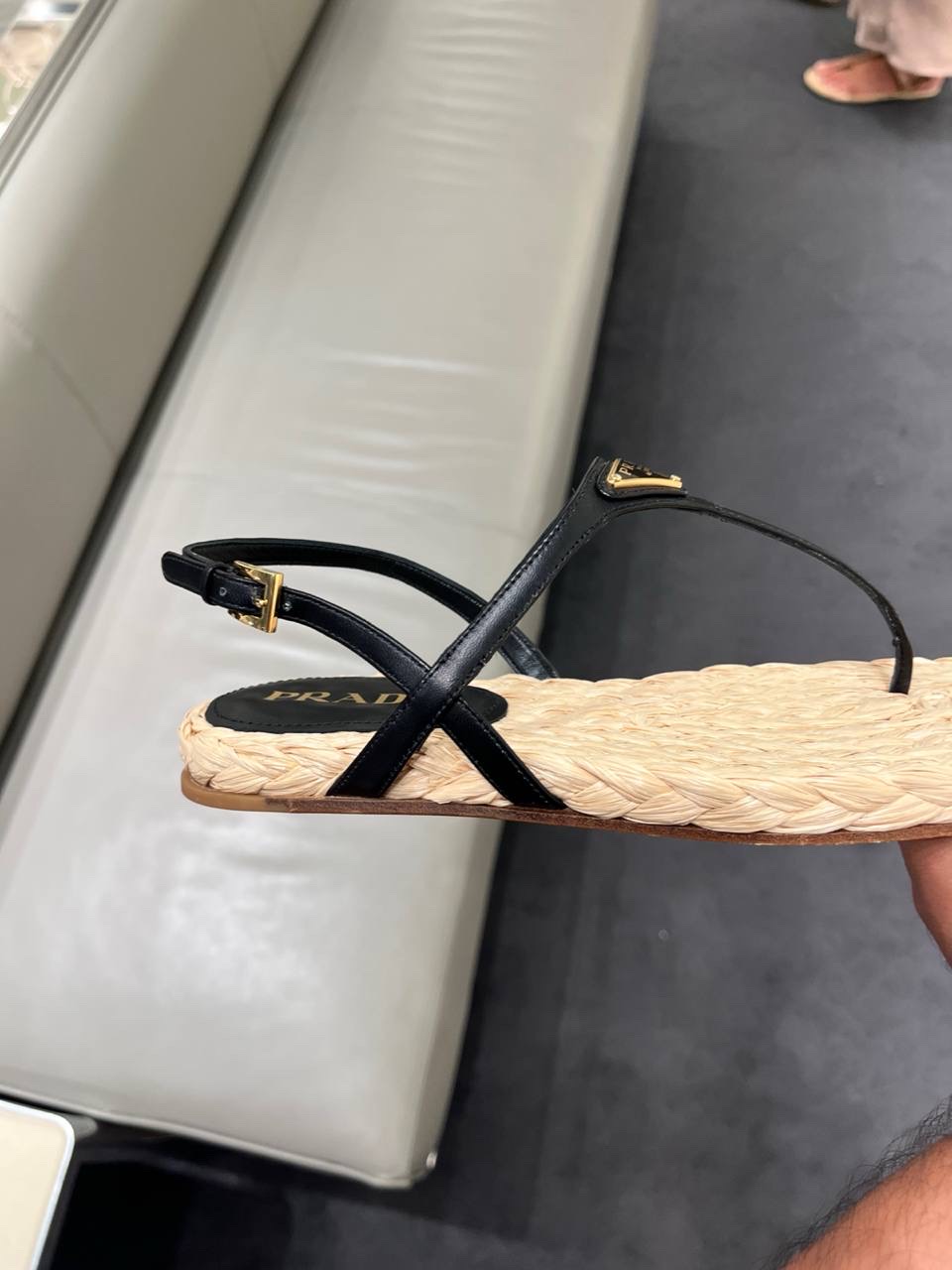 PRADA Sandals side view - Women's luxury Shoes