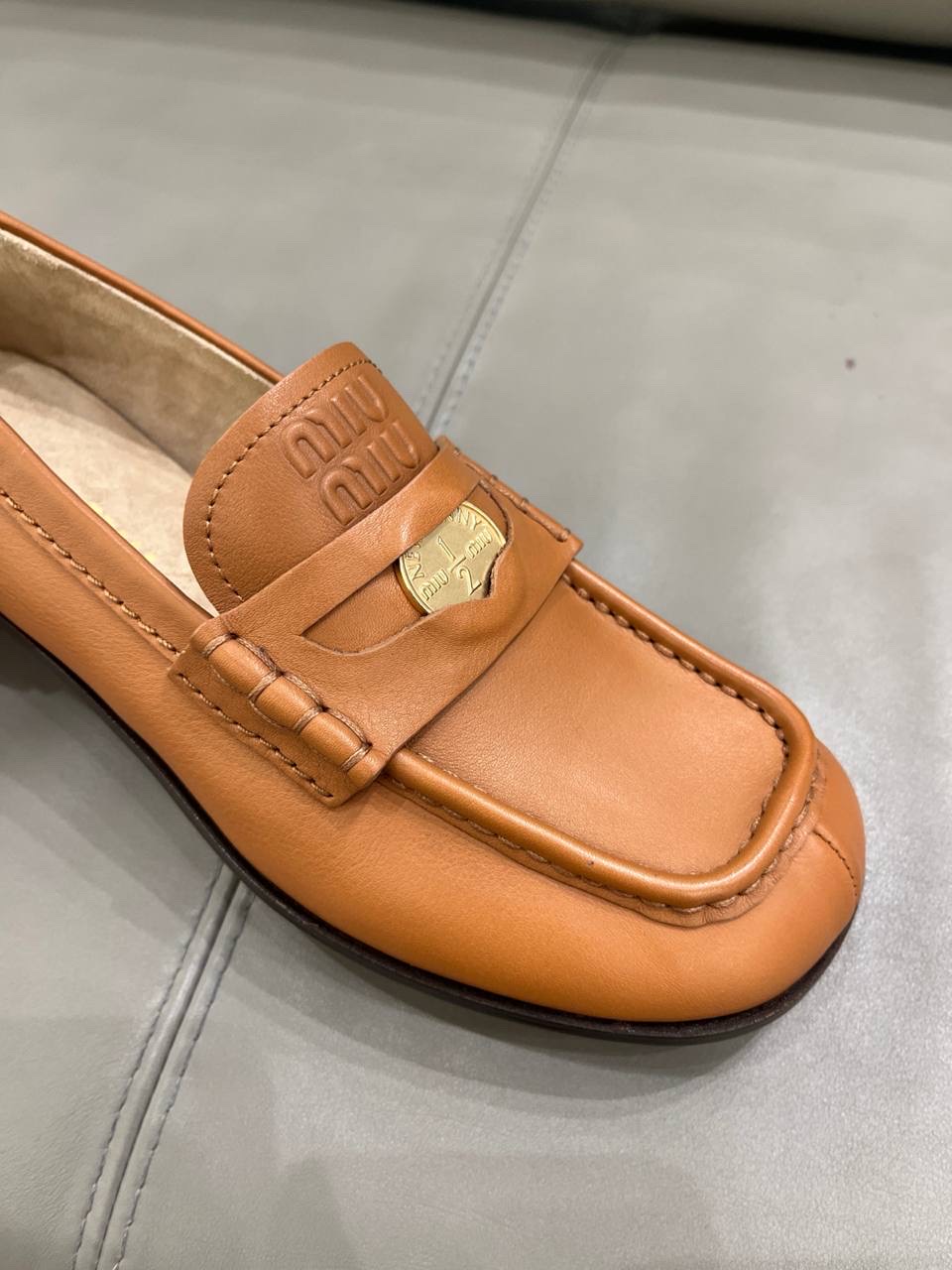 MIU MIU Moccasins side view - Women's luxury Shoes