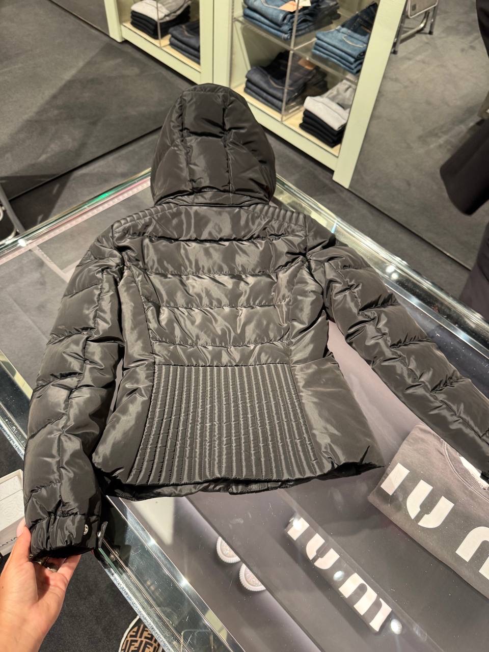 PRADA Down jacket side view - Women's luxury Clothes