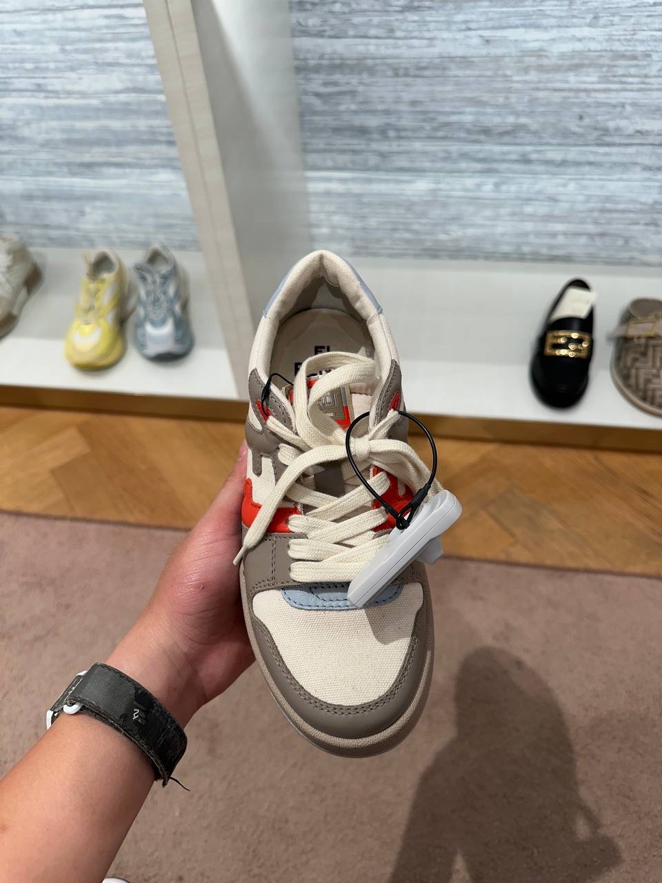 FENDI Sneakers side view - Women's luxury Shoes