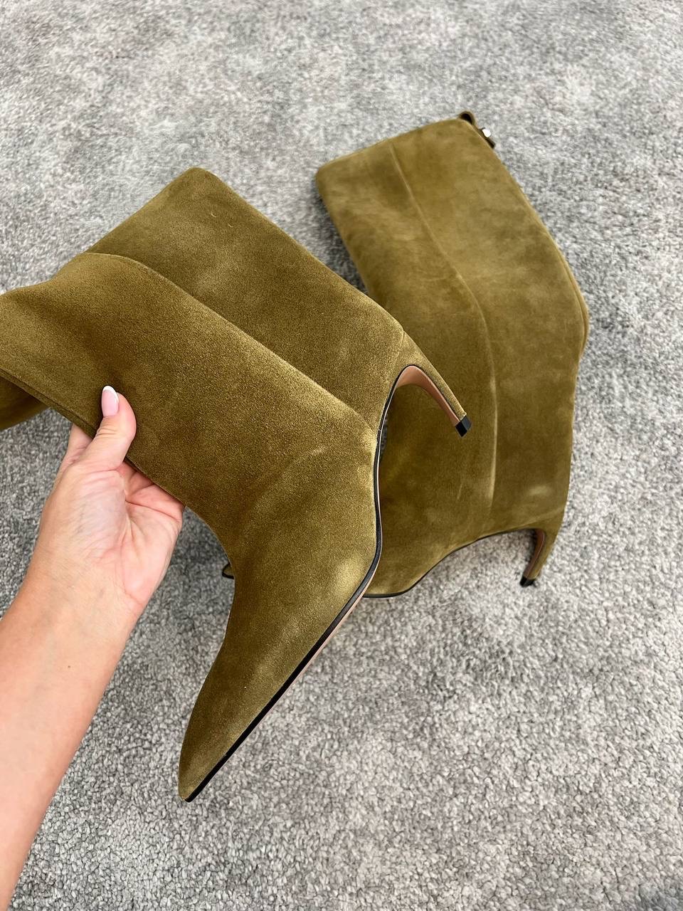 ATTICO Boots side view - Women's luxury Shoes