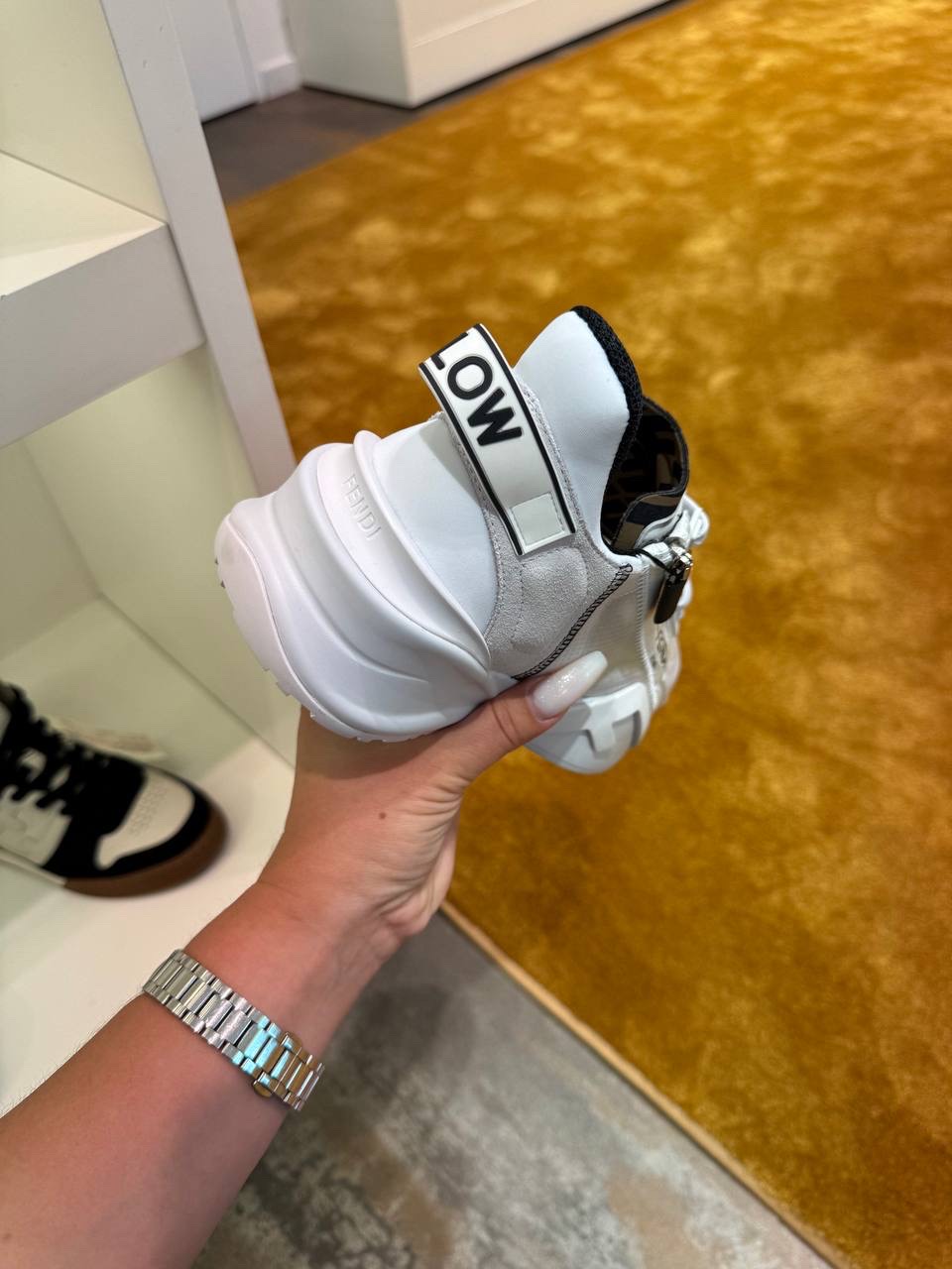 FENDI Sneakers side view - Women's luxury Shoes