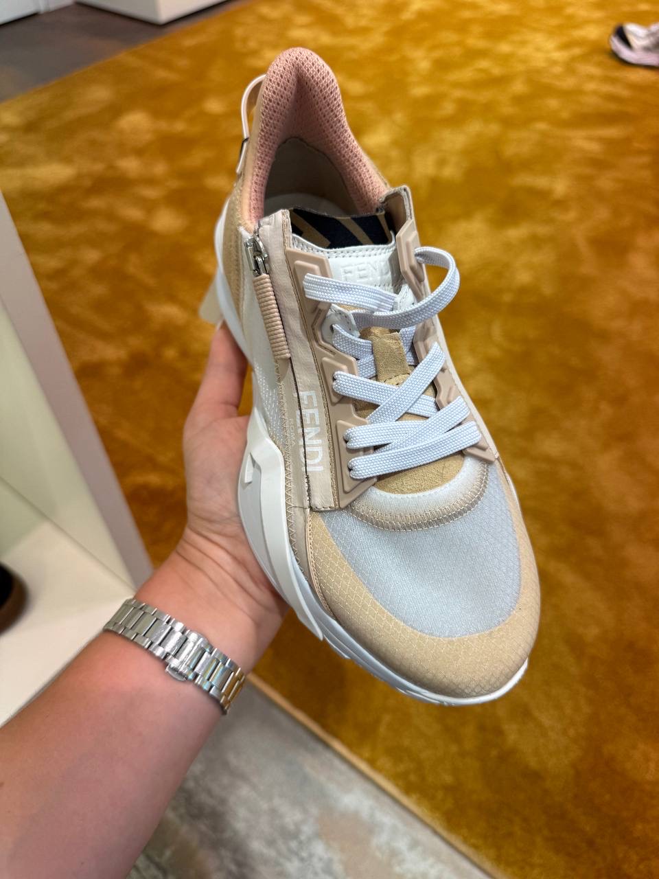 FENDI Sneakers side view - Women's luxury Shoes