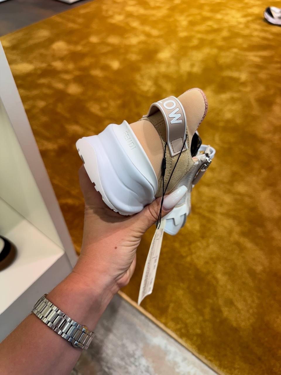 FENDI Sneakers side view - Women's luxury Shoes