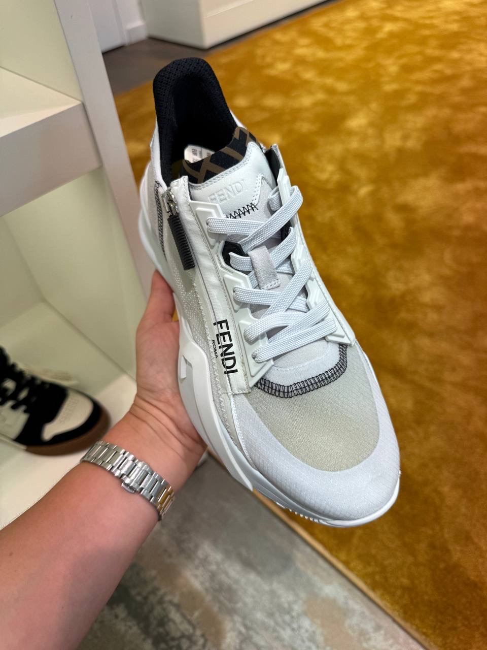 FENDI Sneakers side view - Women's luxury Shoes