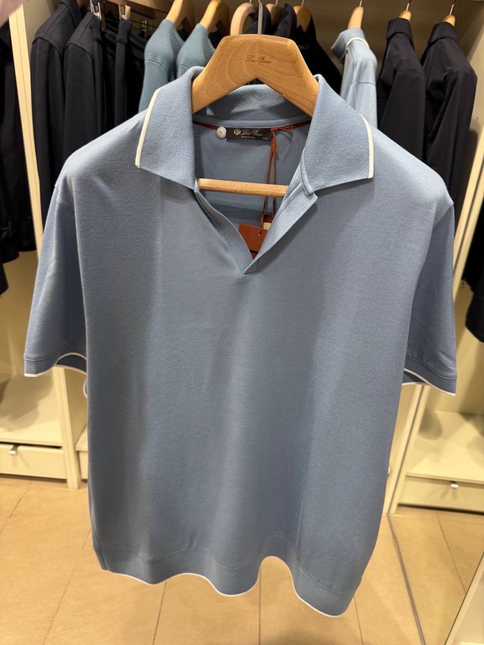 LORO PIANA T-shirt and Polo front view - Men's luxury Clothes