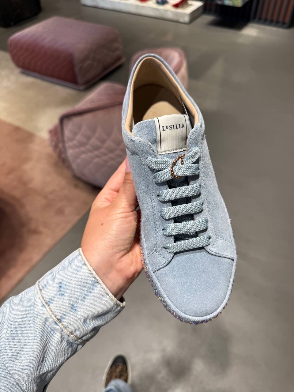 LE SILLA Sneakers side view - Women's luxury Shoes
