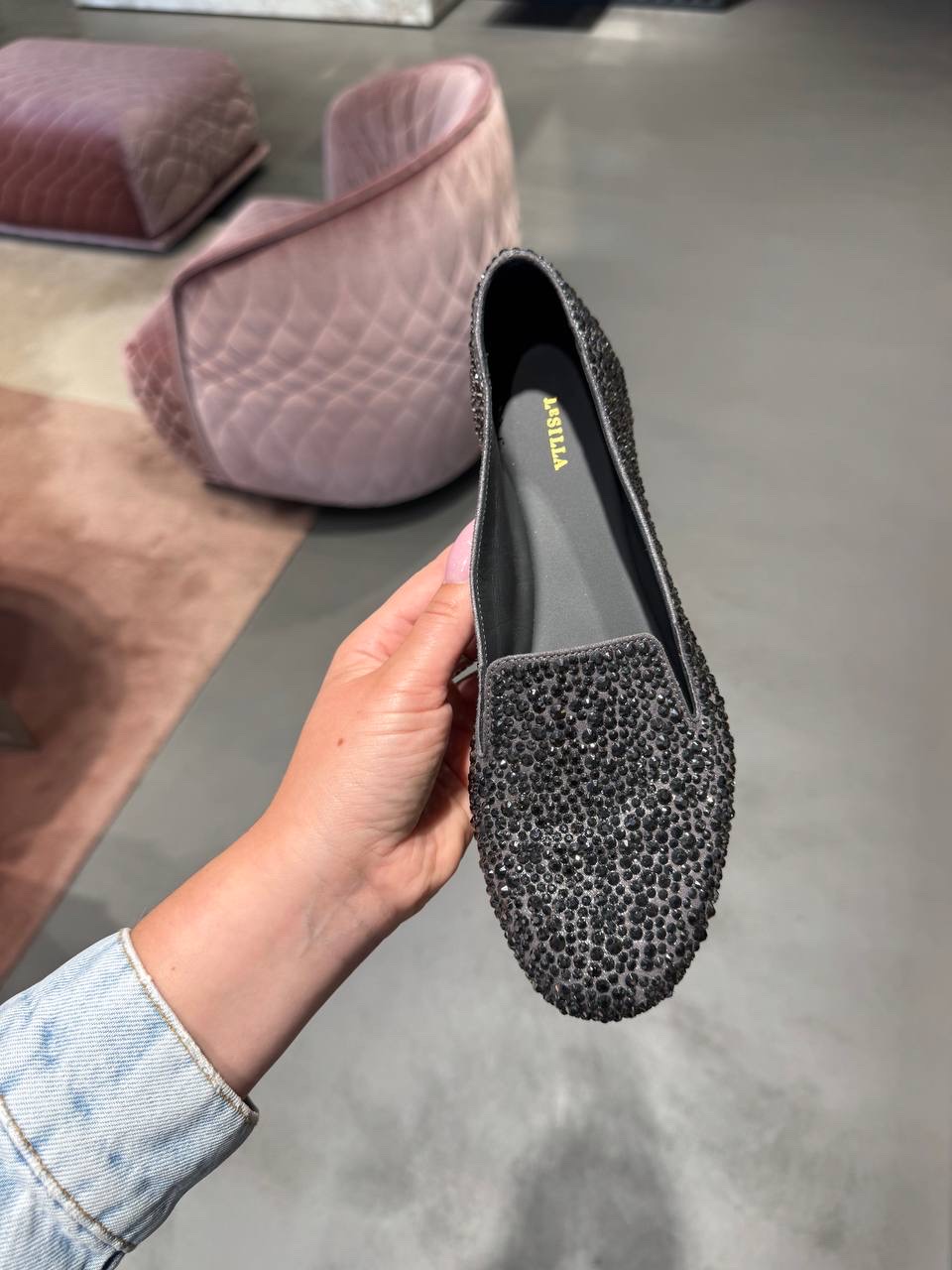 LE SILLA Ballerinas side view - Women's luxury Shoes