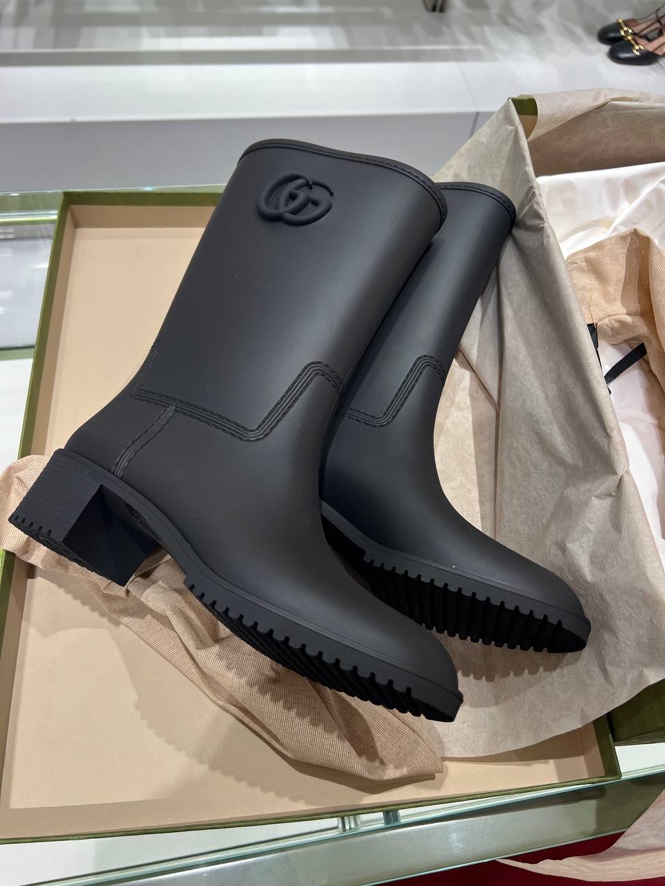 GUCCI Boots front view - Women's luxury Shoes