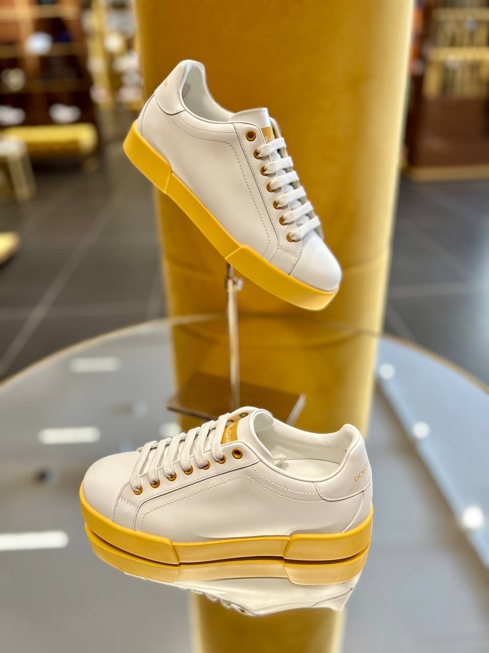 DOLCE & GABBANA Sneakers front view - Men's luxury Shoes