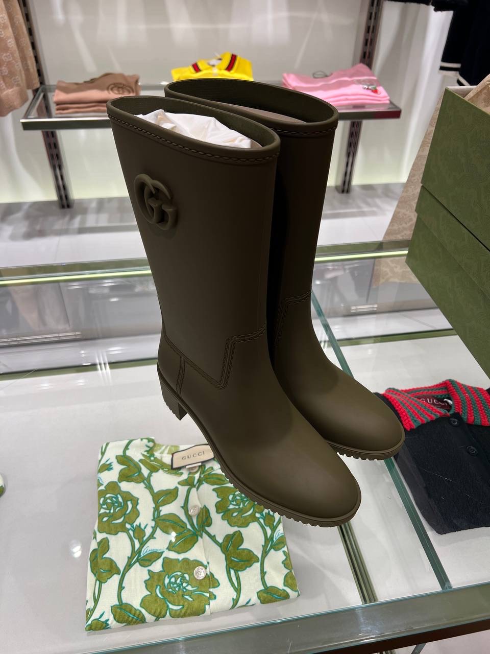 GUCCI Boots front view - Women's luxury Shoes