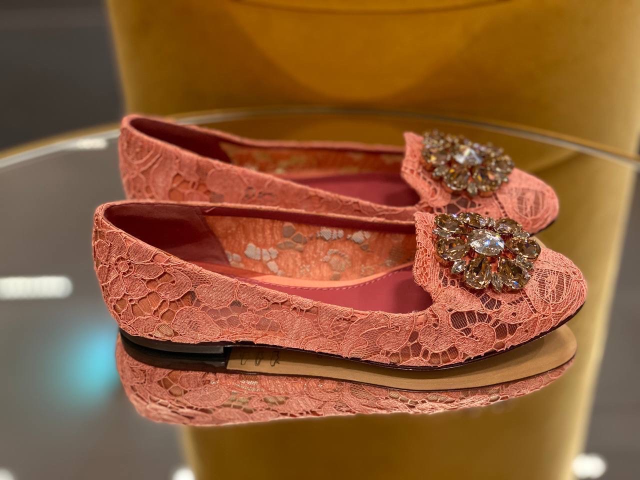 DOLCE & GABBANA Ballerinas side view - Women luxury Shoes
