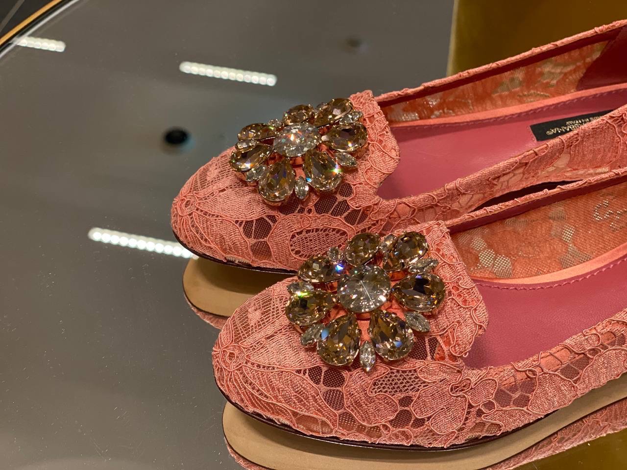 DOLCE & GABBANA Ballerinas side view - Women luxury Shoes