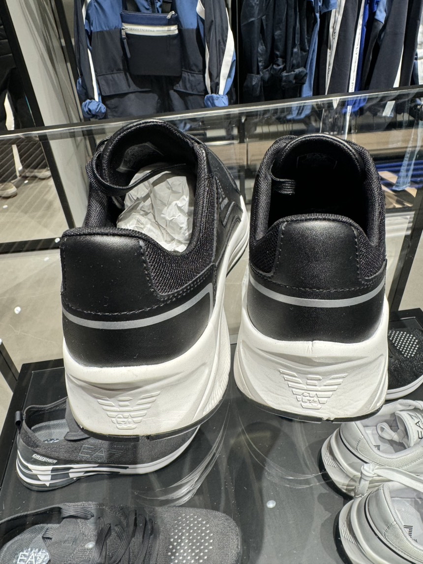 EMPORIO ARMANI Sneakers side view - Men's luxury Shoes