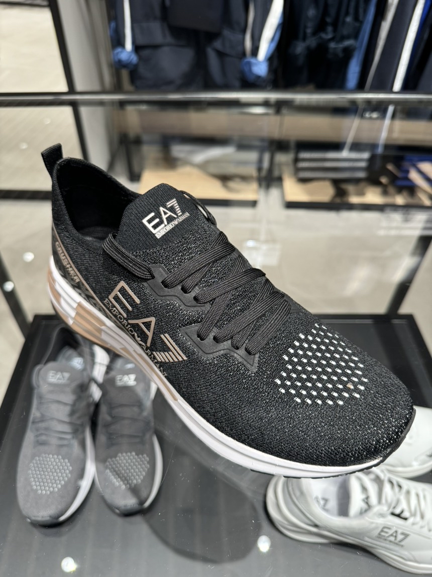 EMPORIO ARMANI Sneakers front view - Men's luxury Shoes