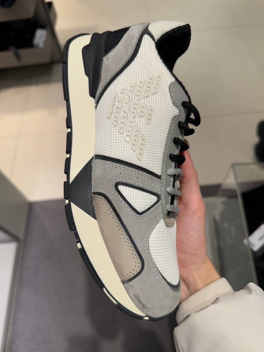 EMPORIO ARMANI Sneakers side view - Men's luxury Shoes