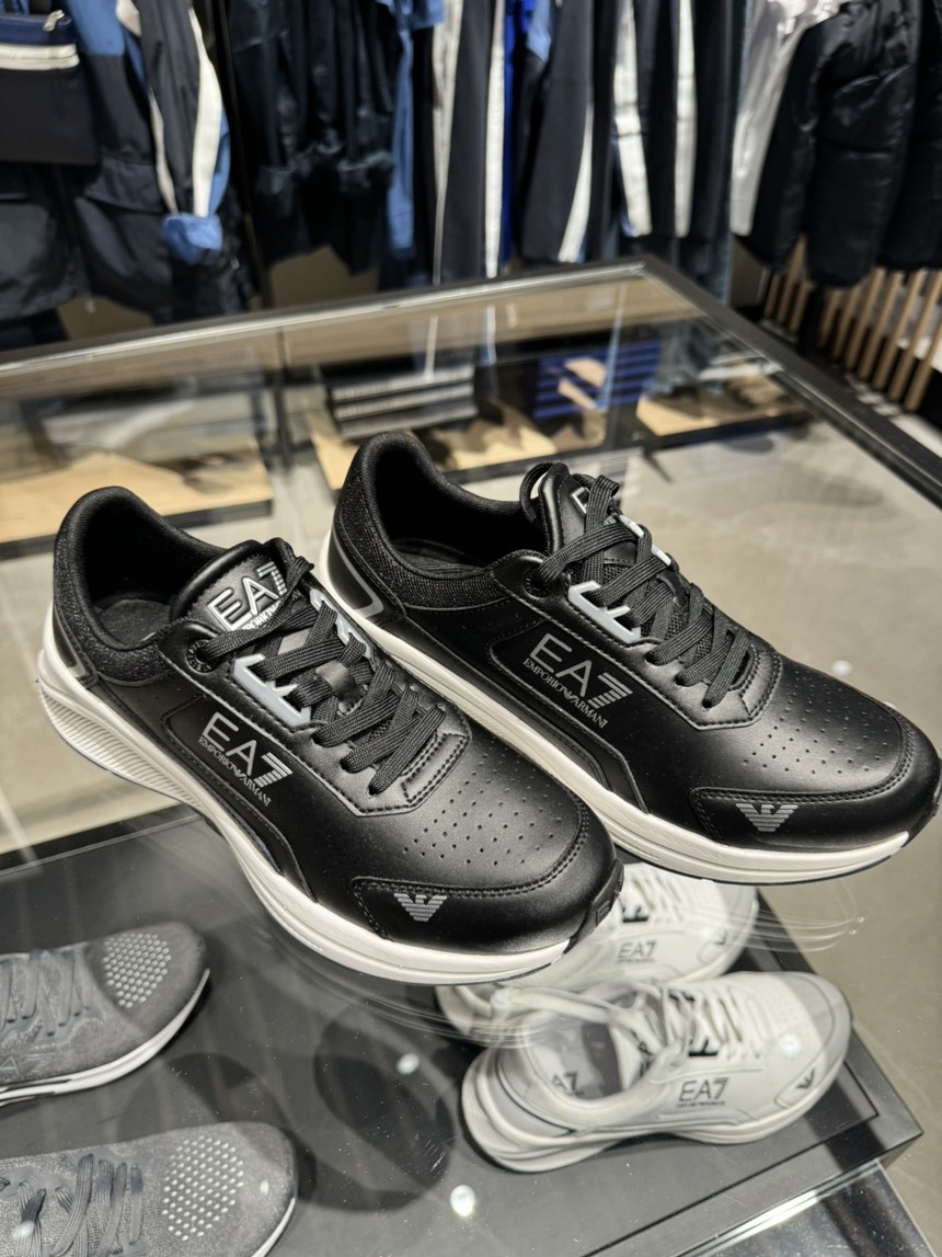 EMPORIO ARMANI Sneakers front view - Men's luxury Shoes