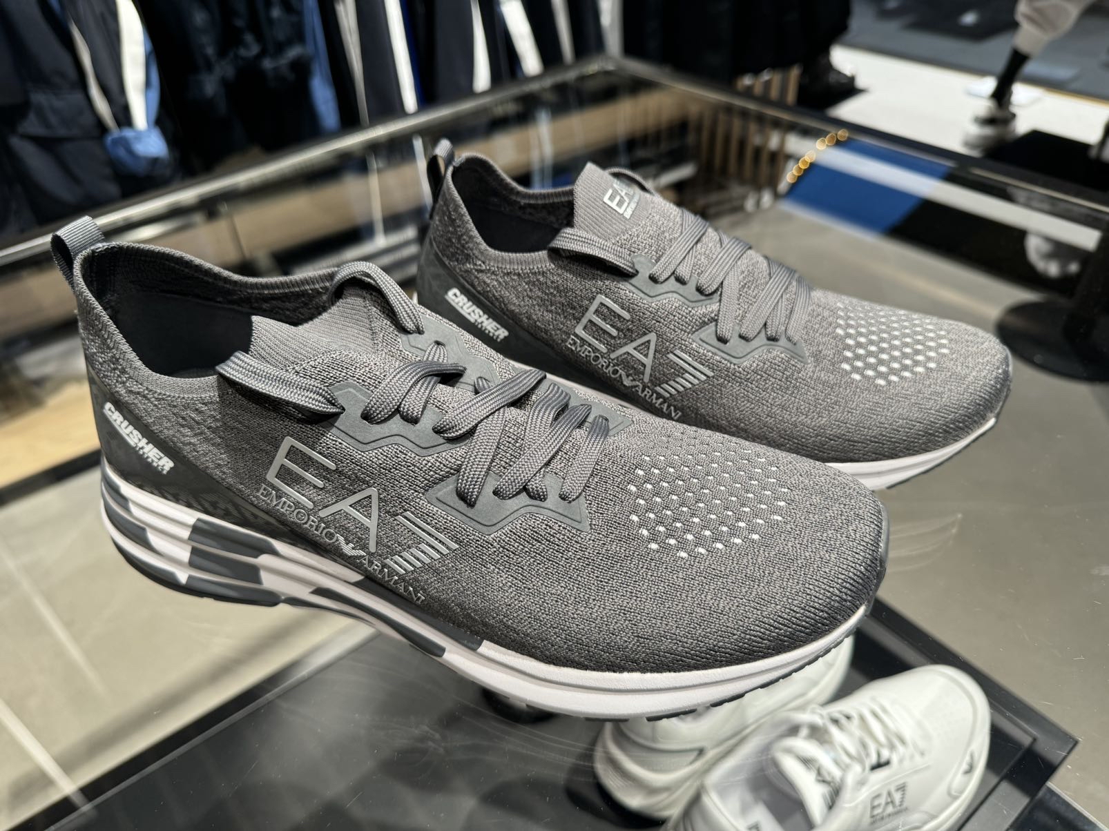 EMPORIO ARMANI Sneakers front view - Men's luxury Shoes