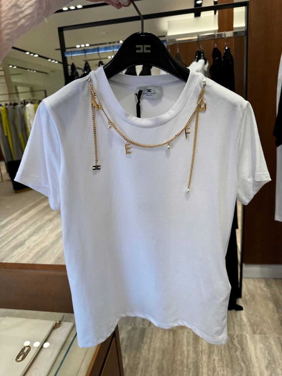 ELISABETTA FRANCHI T-shirt and Polo front view - Women's luxury Clothes