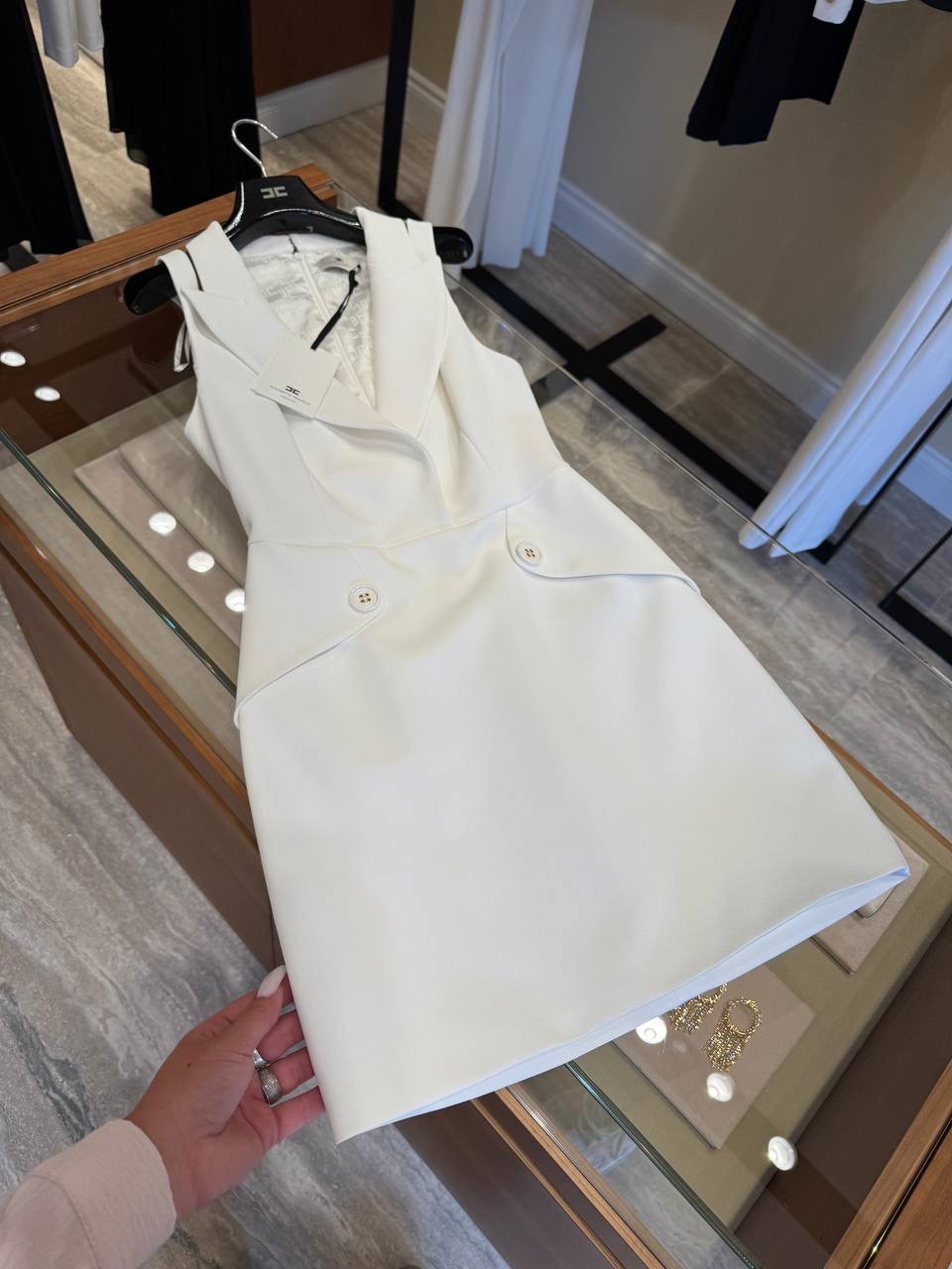 ELISABETTA FRANCHI Dresses front view - Women's luxury Clothes