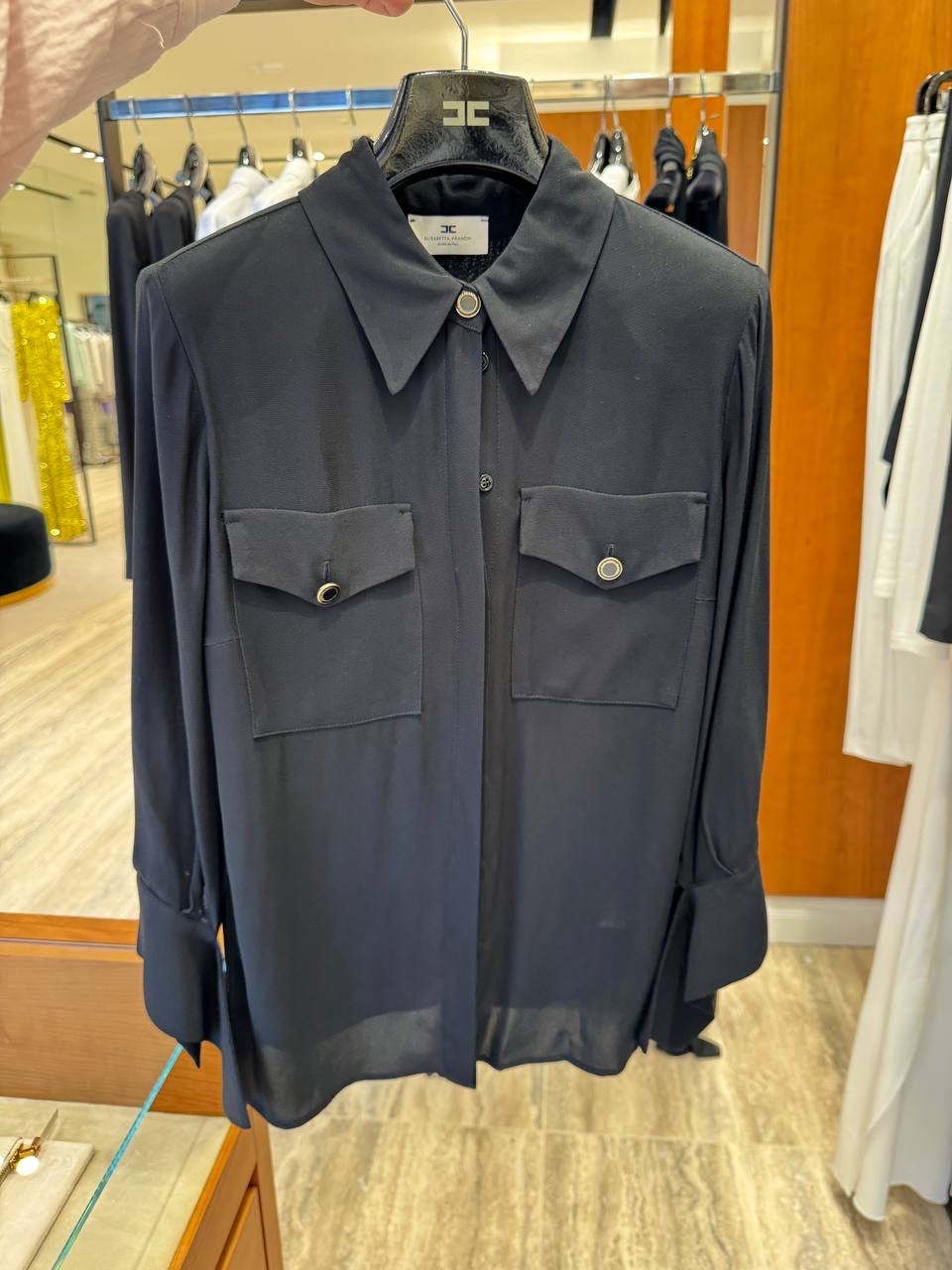 ELISABETTA FRANCHI Shirts front view - Women's luxury Clothes
