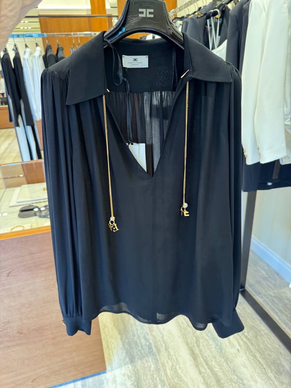 ELISABETTA FRANCHI Shirts front view - Women's luxury Clothes