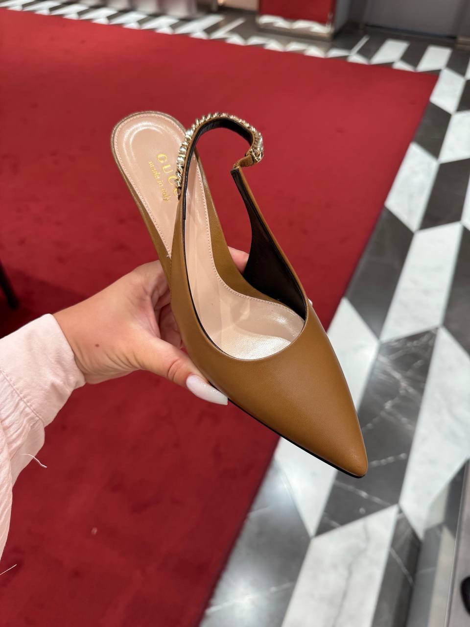 GUCCI Sandals side view - Women's luxury Shoes