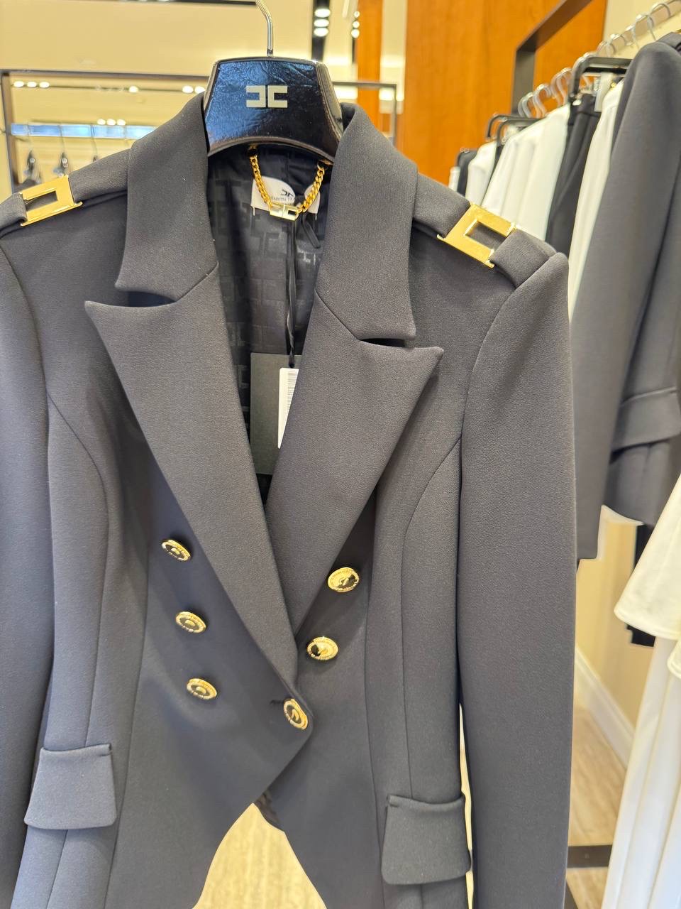 ELISABETTA FRANCHI Jackets side view - Women's luxury Clothes