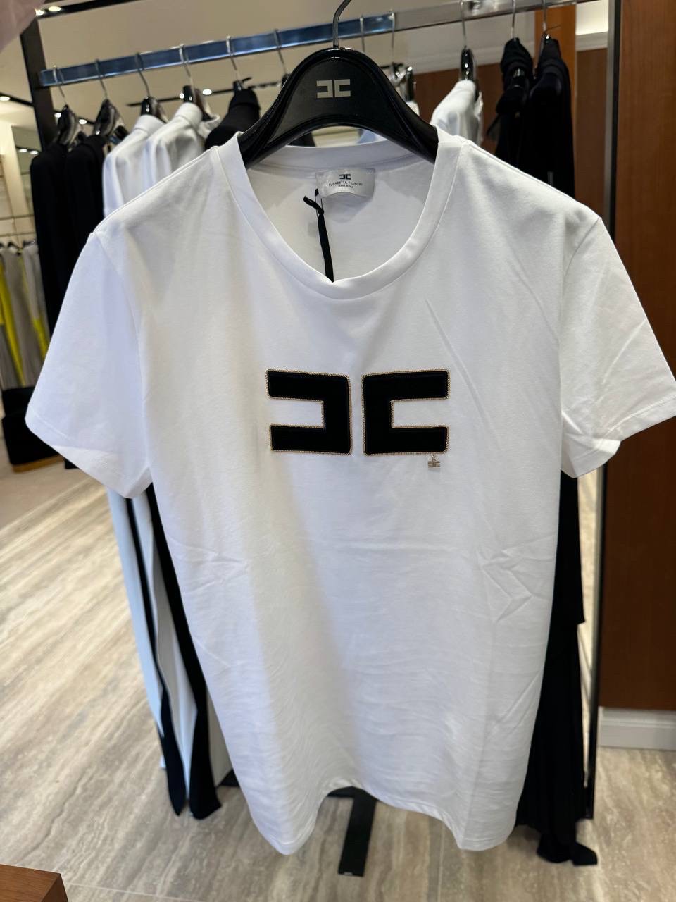 ELISABETTA FRANCHI T-shirt and Polo front view - Women's luxury Clothes