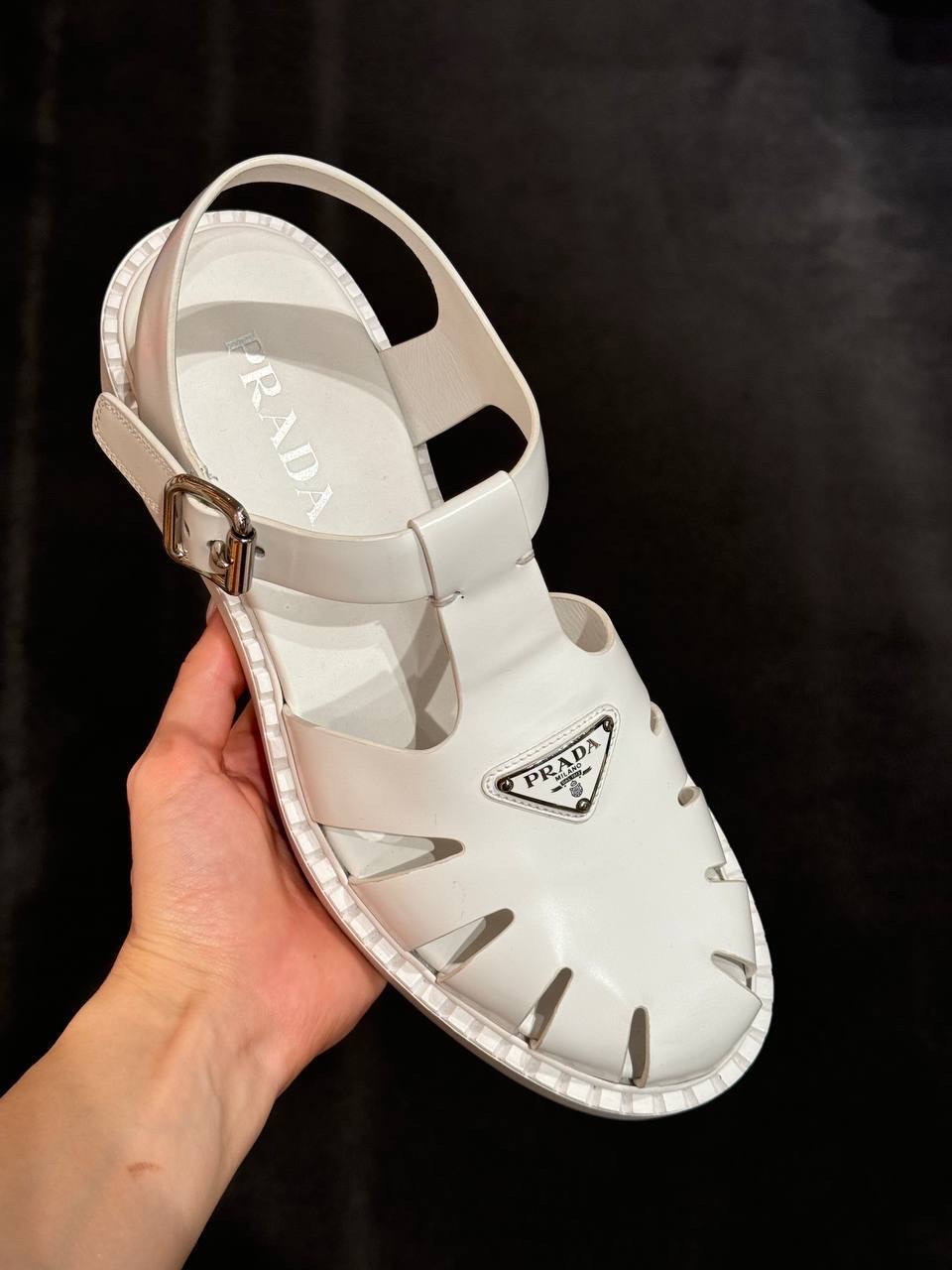 PRADA Sandals side view - Men's luxury Shoes