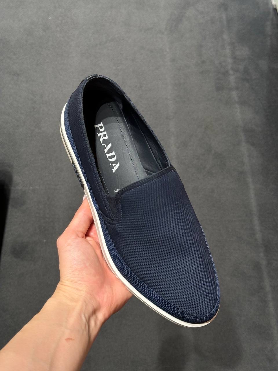 PRADA Moccasins side view - Men's luxury Shoes