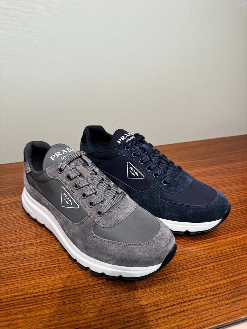 PRADA Sneakers side view - Men's luxury Shoes