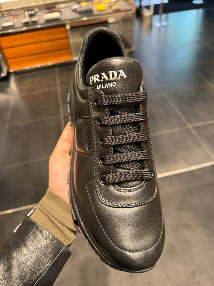 PRADA Sneakers side view - Men's luxury Shoes