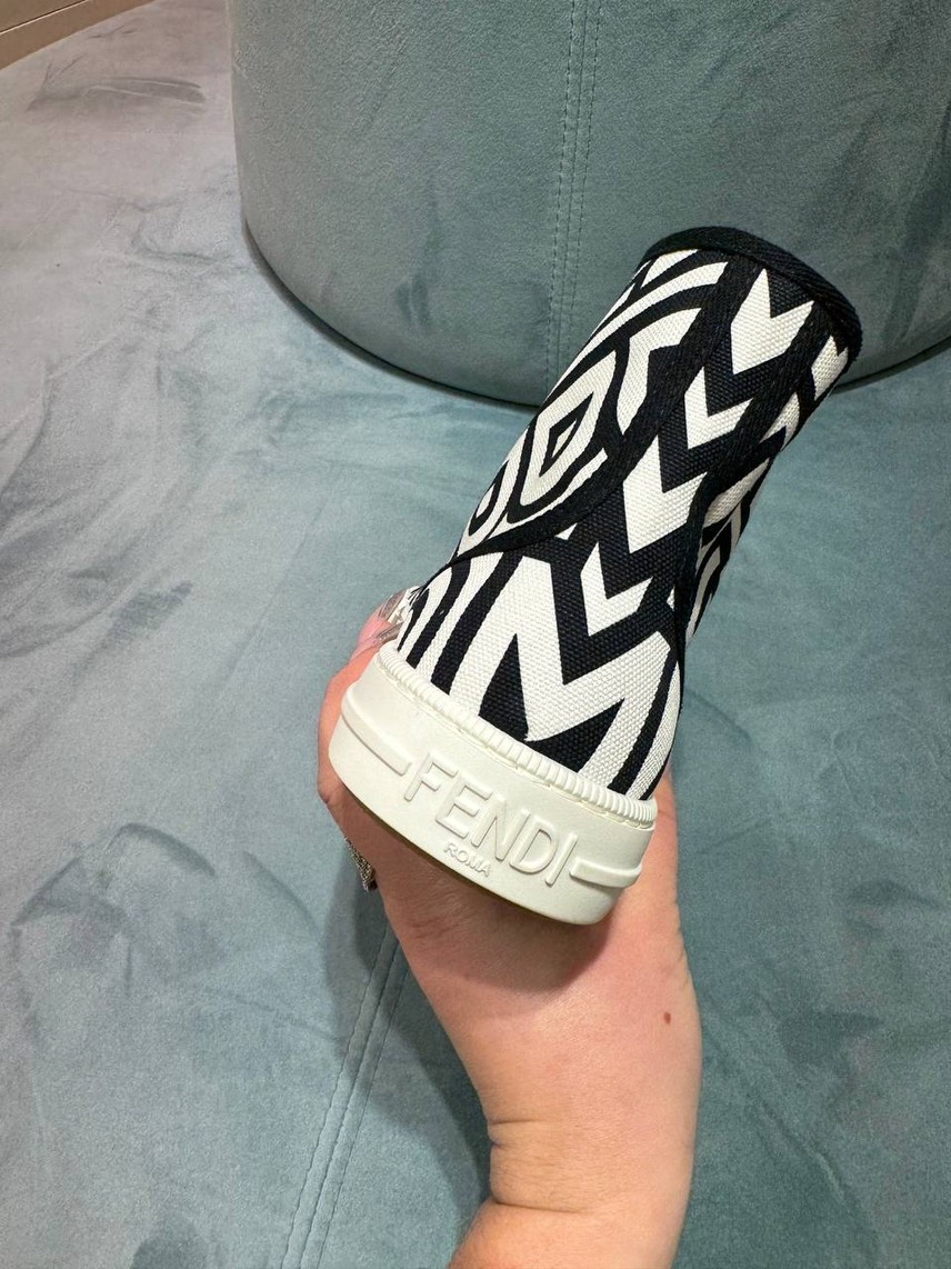 FENDI Boots side view - Women's luxury Shoes