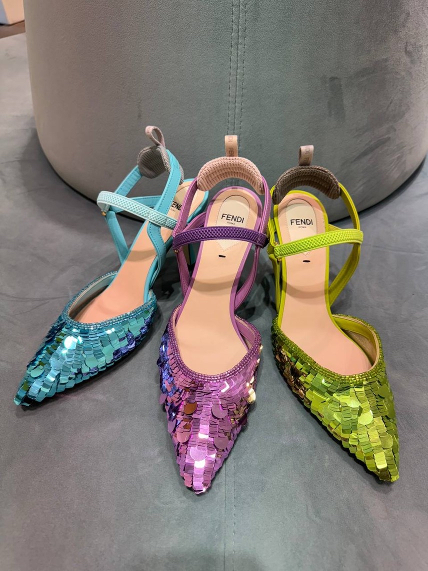 FENDI Sandals front view - Women's luxury Shoes