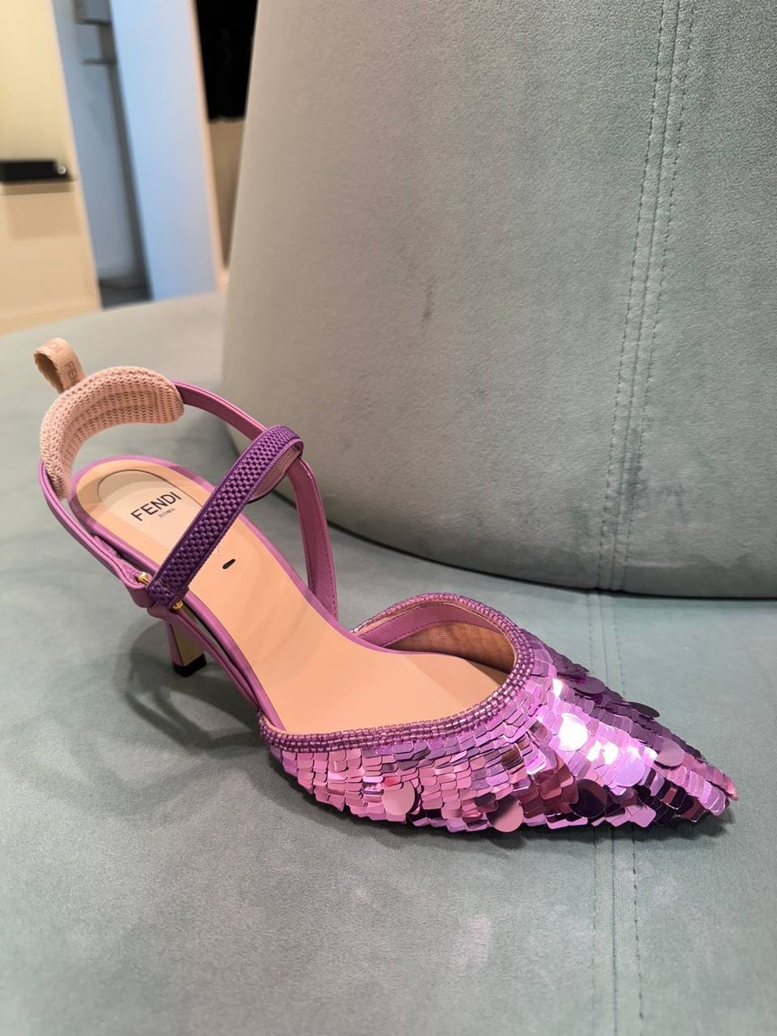 FENDI Sandals side view - Women's luxury Shoes