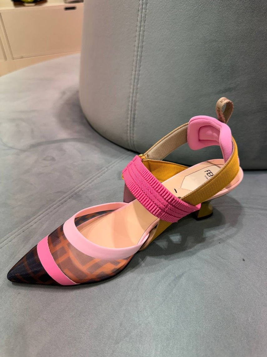 FENDI Sandals side view - Women's luxury Shoes