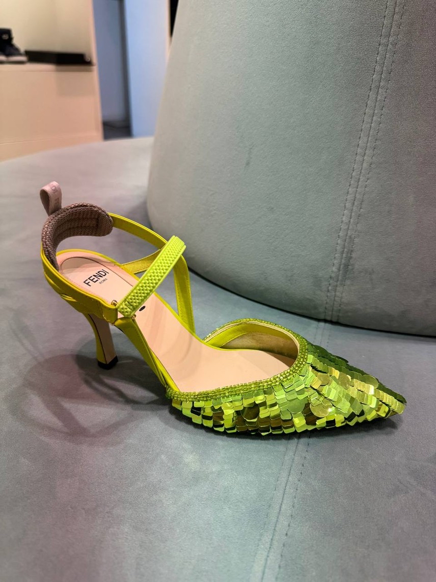 FENDI Sandals side view - Women's luxury Shoes