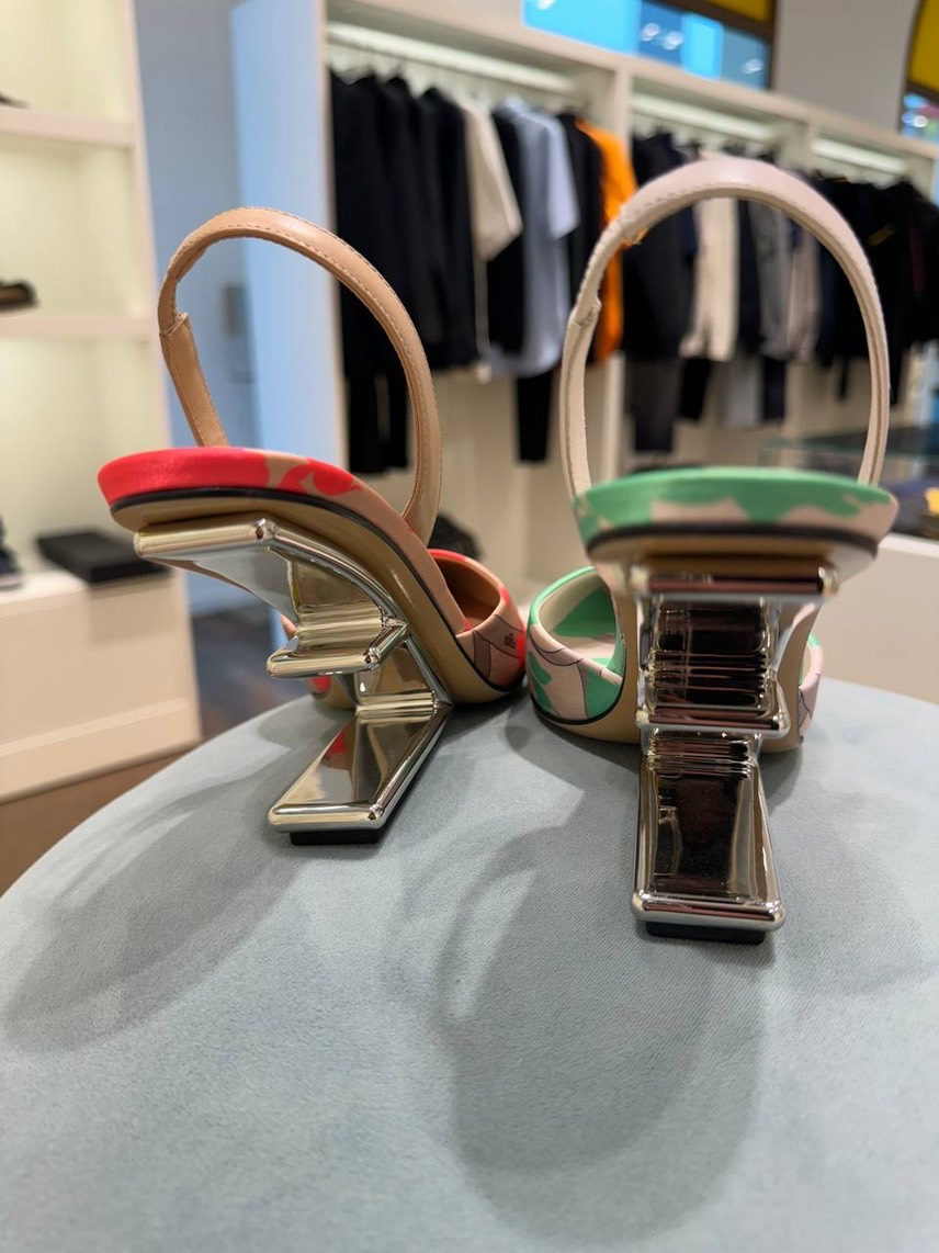 FENDI Sandals side view - Women's luxury Shoes