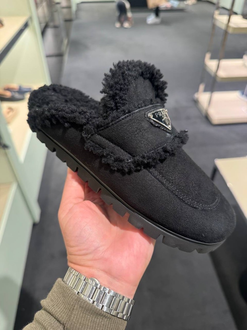 PRADA Mules side view - Women's luxury Shoes