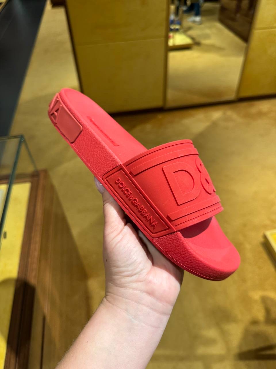 DOLCE & GABBANA Slides front view - Men's luxury Shoes