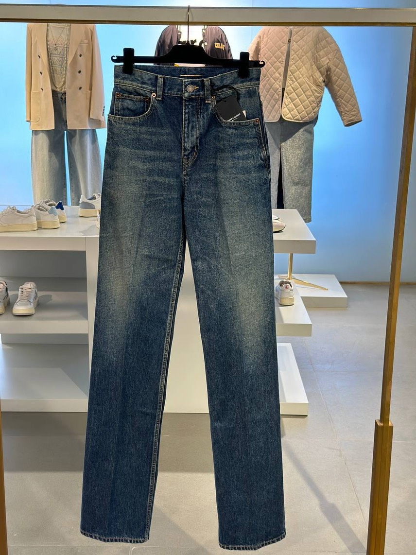 YVES SAINT LAURENT Denim front view - Women's luxury Clothes